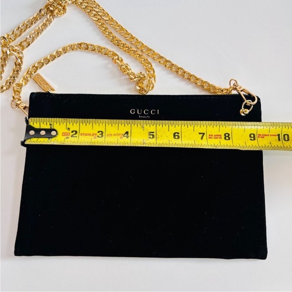 Gucci Black Crossbody Bag with Gold Chain - Picture 6 of 7